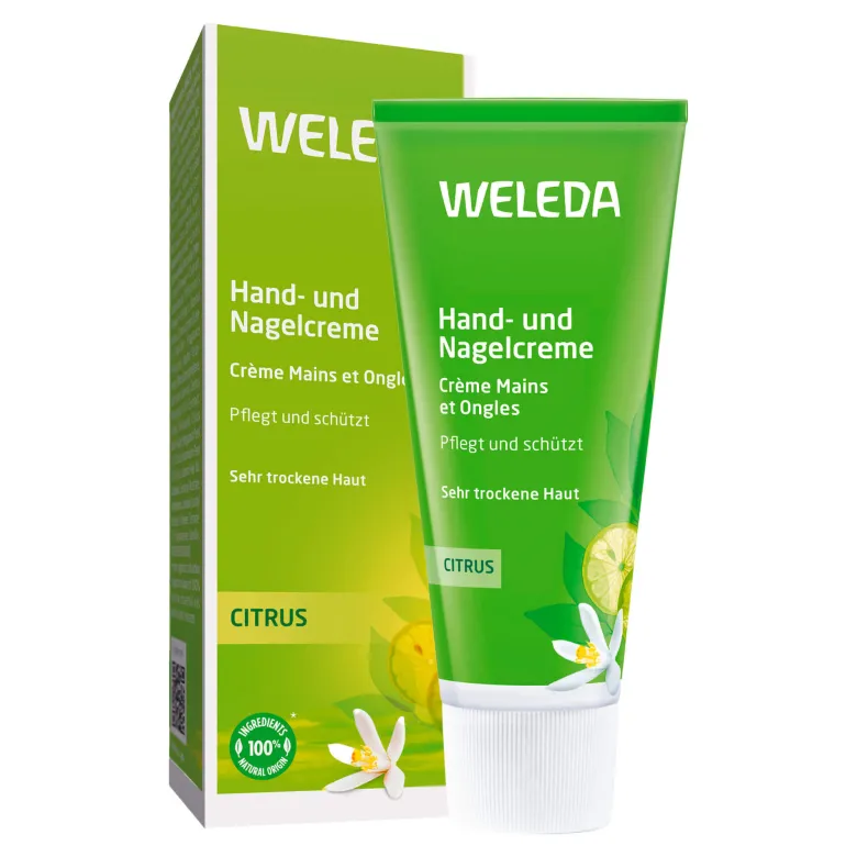 Weleda Citrus Hand- und Nagelcreme, 50 ml
