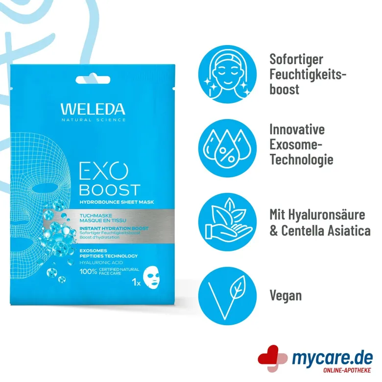Weleda Exo Boost Hydrobounce Tuchmaske, 20 ml