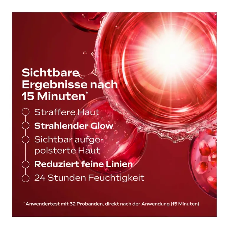 Weleda Exo Boost Youth Power Glow Tuchmaske Granatapfel, 20 ml