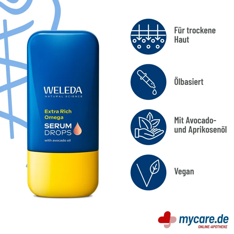 Weleda Extra Rich Omega Serum Drops, 30 ml