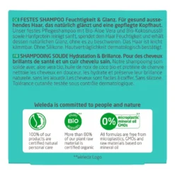 Weleda Festes Shampoo Feuchtigkeit & Glanz, 50 g