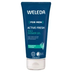 Weleda For Men Active Fresh 3in1 Duschgel, 200 ml