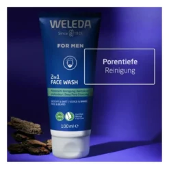 Weleda For Men 2in1 Face Wash, 100 ml