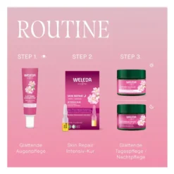 Weleda Glättende Augenpflege Wildrose & Weißer Tee, 12 ml