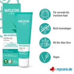 Weleda 48H Hydration Creme-Gel, 30 ml