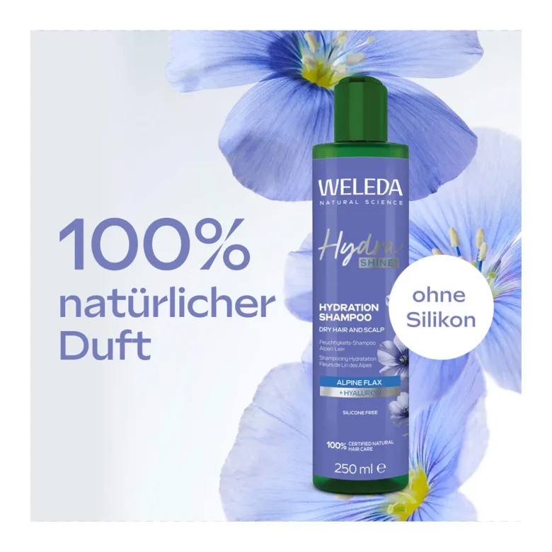 Weleda Hydra Shine Feuchtigkeits-Shampoo, 250 ml