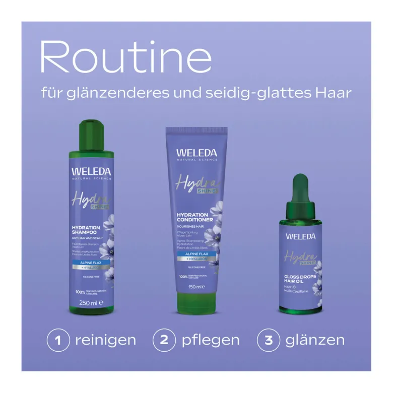 Weleda Hydra Shine Feuchtigkeits-Shampoo, 250 ml