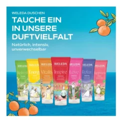 Weleda Inspire Shower Cream Granatapfel, 200 ml