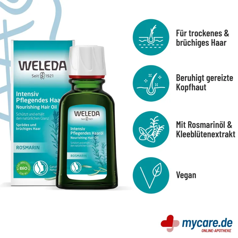 Weleda Intensiv Pflegendes Haaröl, 50 ml