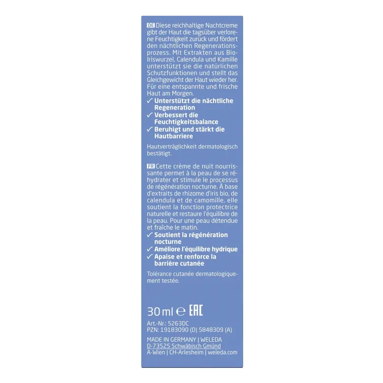 Weleda Iris Nachtpflege, 30 ml
