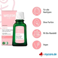 Weleda Mandel Sensitiv Multi-Effekt Gesichtsöl, 50 ml