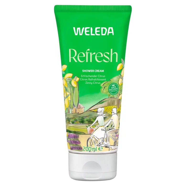 Weleda Refresh Shower Cream Citrus, 200 ml