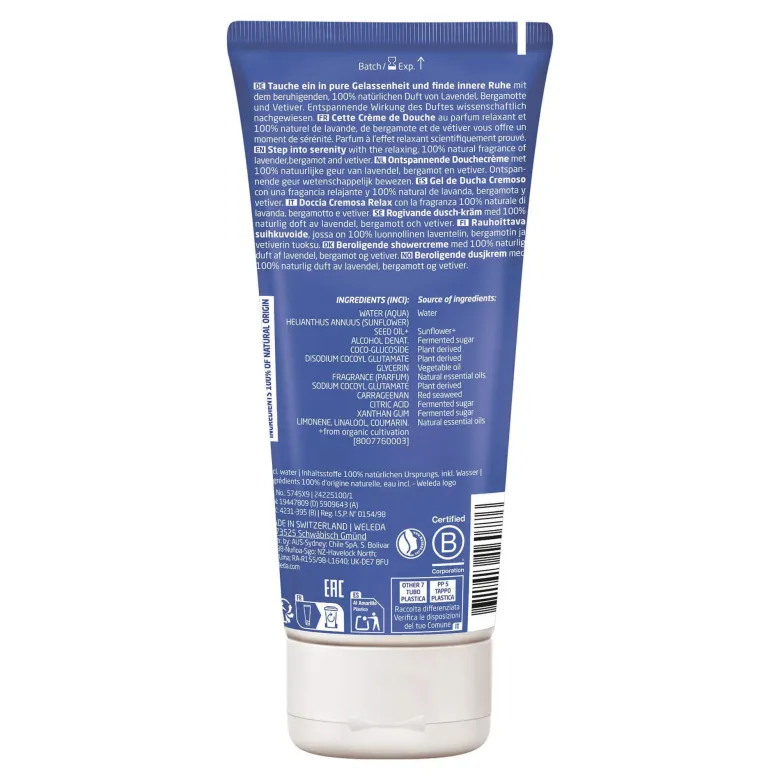 Weleda Relax Shower Cream Lavendel, 200 ml