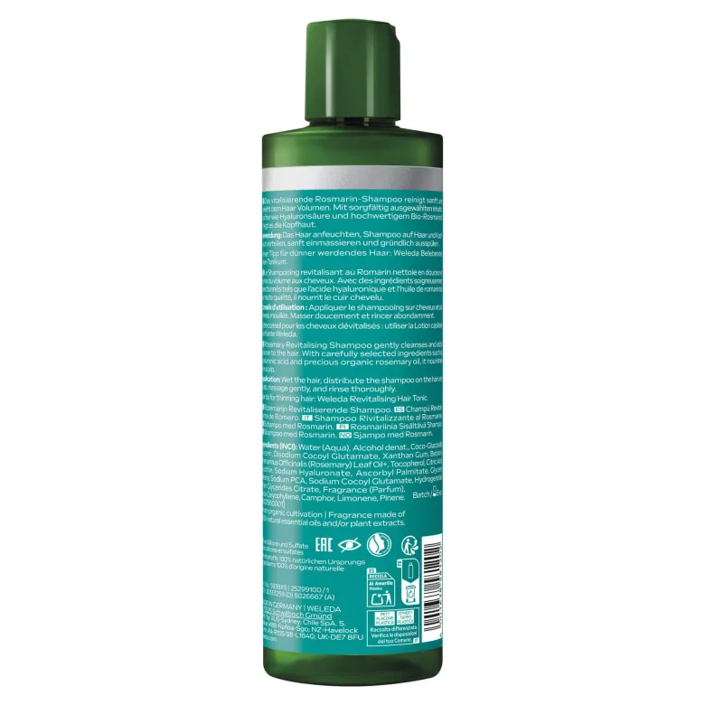 Weleda Rosmarin Revitalising Shampoo, 400 ml