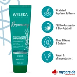 Weleda Rosmarin Revitalising Conditioner, 150 ml