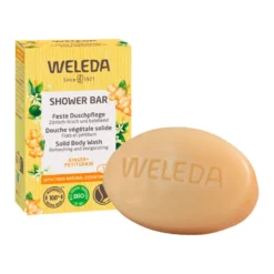 Weleda Shower Bar Feste Duschpflege Ginger+Petitgrain, 75 g