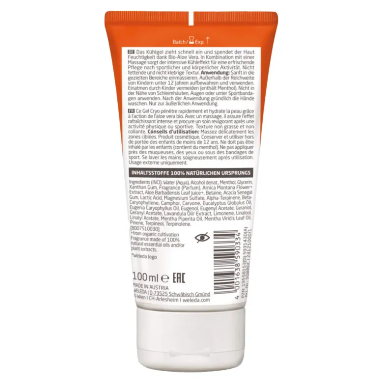 Weleda Sport Kühlgel Arnika, 100 ml
