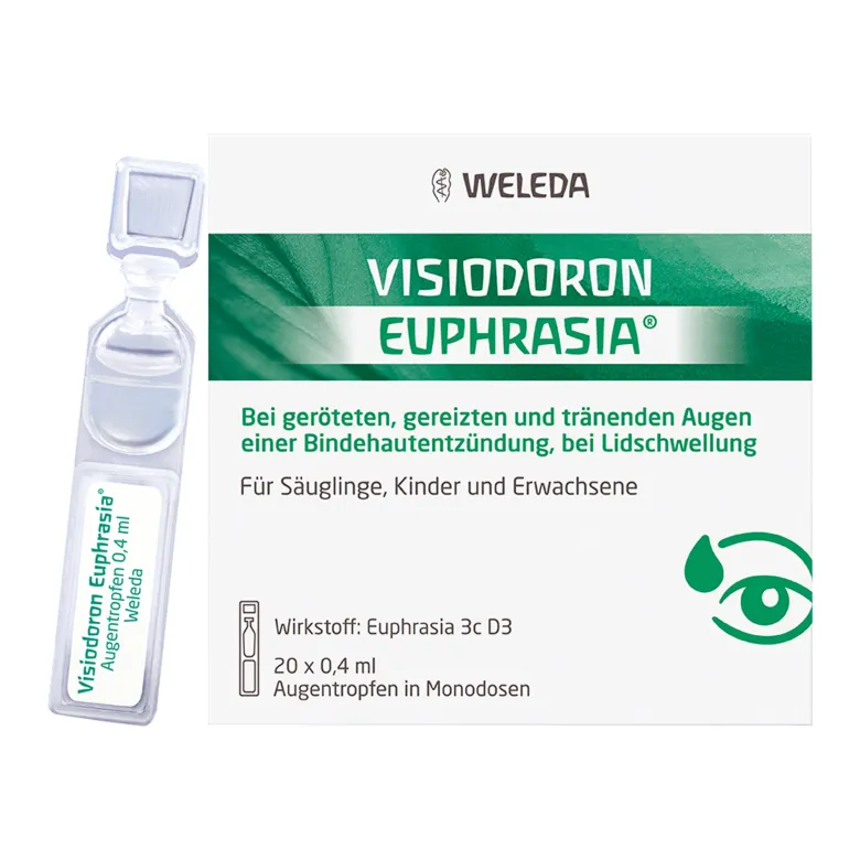 Weleda Visiodoron Euphrasia Augentropfen, 20X0.4 ml