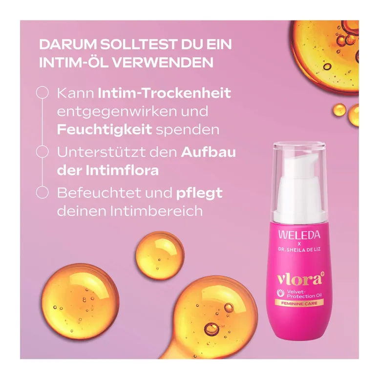 Weleda Vlora+ Velvet-Protection Oil, 30 ml