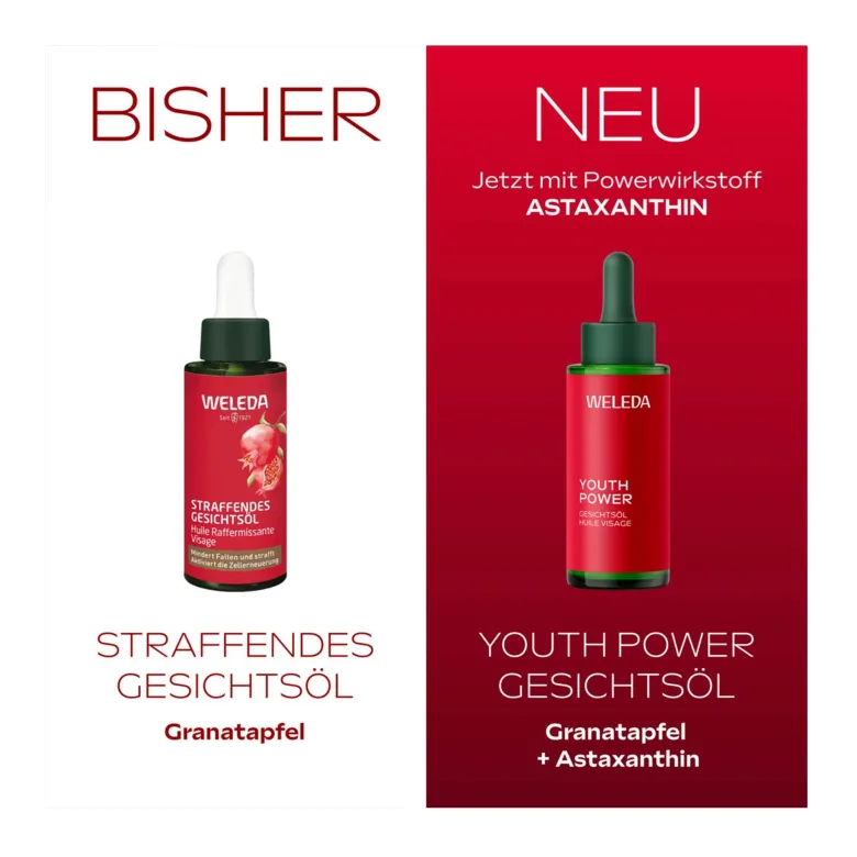 Weleda Youth Power Gesichtsöl Granatapfel, 30 ml