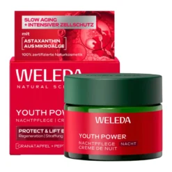 Weleda Youth Power Nachtpflege Granatapfel, 40 ml