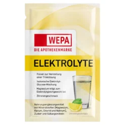 WEPA Elektrolyte Pulver Zitrone, 20X5.6 g