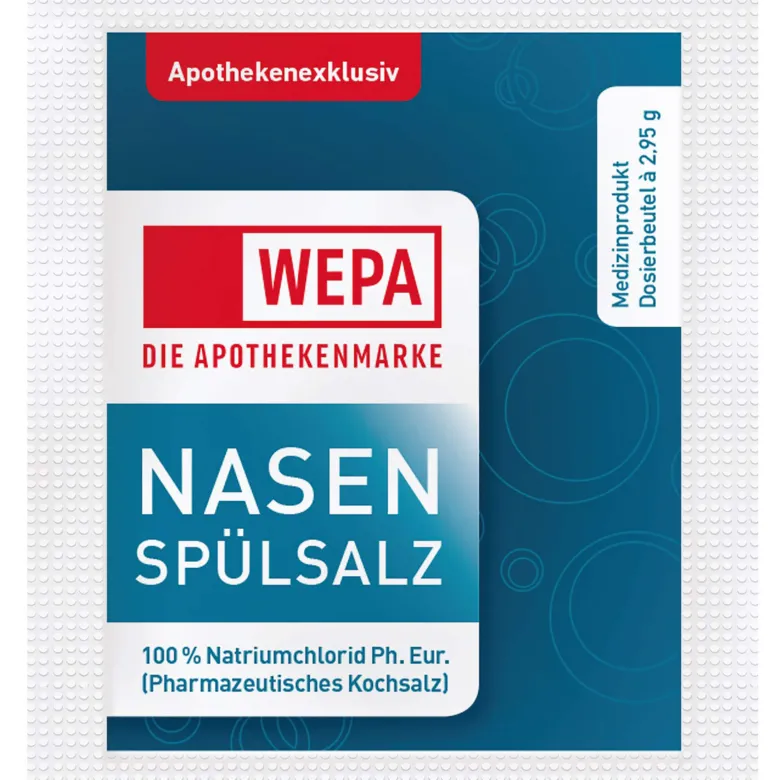 WEPA Nasendusche mit 10 Beuteln Nasenspülsalz, 1 P