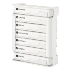 WEPA 7 Tage Compact Wochenmagazin weiß, 1 St