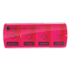 WEPA 7 Tage Compact Wochenmagazin weiß/pink, 1 St
