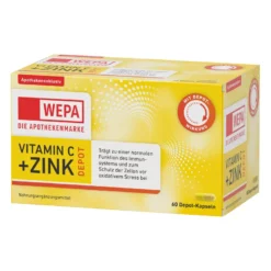 WEPA Vitamin C+Zink Kapseln, 60 St