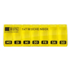WEPA 1x7 Wochenbox gelb mit UV-Schutz+, 1 St