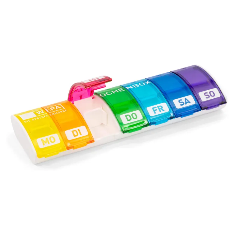 WEPA 1x7 Wochenbox Regenbogen/UV-Schutz+, 1 St