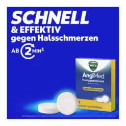 Wick AngiMed Honiggeschmack Lutschtabletten, 24 St