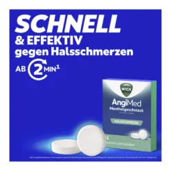 Wick AngiMed Mentholgeschmack Lutschtabletten, 24 St