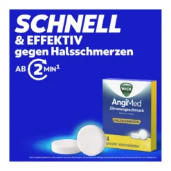 Wick AngiMed Zitronengeschmack Lutschtabletten, 24 St