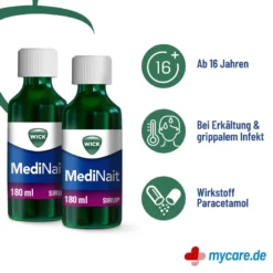 Wick MediNait Erkältungssirup, 2x180 ml