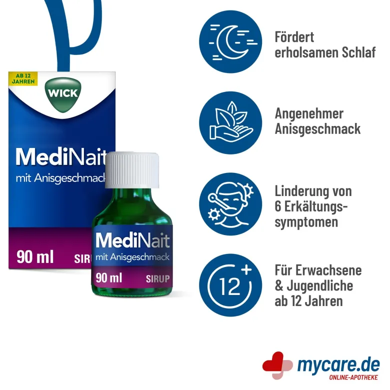 Wick MediNait mit Anisgeschmack, 90 ml