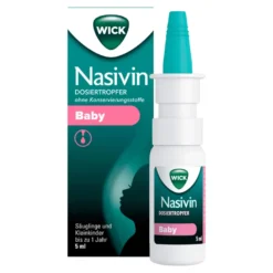 Wick Nasivin Dosiertropfer ohne Konservierungsstoffe Baby, 5 ml