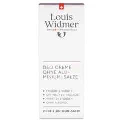 Widmer Deo Creme ohne Aluminium-Salze leicht parfümiert, 40 ml