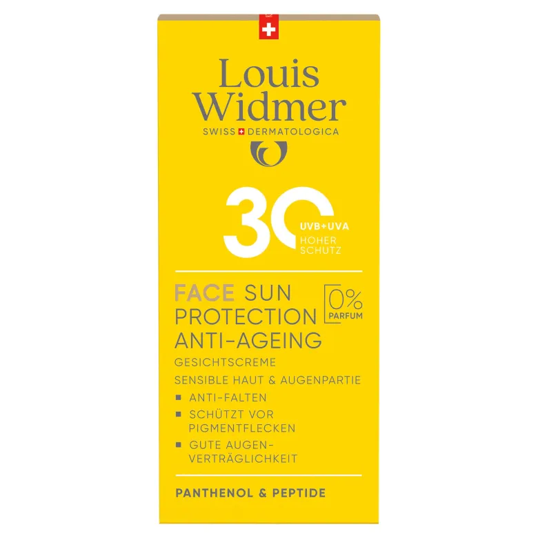 Widmer Face Sun Protection Anti-Ageing 30 unparfümiert, 50 ml