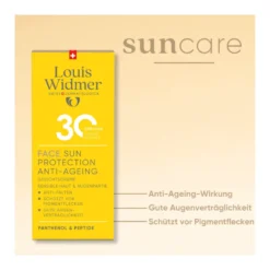 Widmer Face Sun Protection Anti-Ageing 30 leicht parfümiert, 50 ml