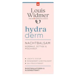 Widmer hydraderm Nachtbalsam leicht parfümiert, 50 ml