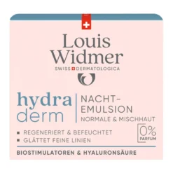 Widmer hydraderm Nachtemulsion unparfümiert, 50 ml