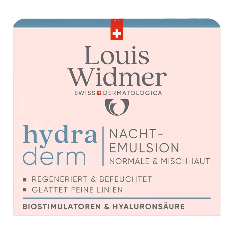 Widmer hydraderm Nachtemulsion leicht parfümiert, 50 ml