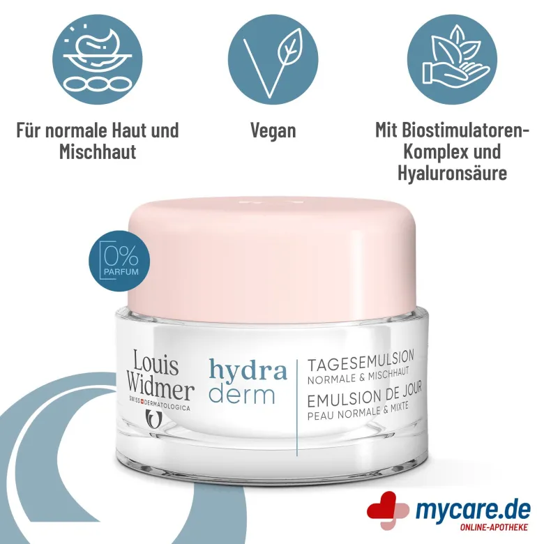 Widmer hydraderm Tagesemulsion unparfümiert, 50 ml