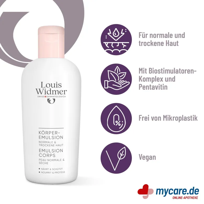 Widmer Körperemulsion leicht parfümiert, 200 ml