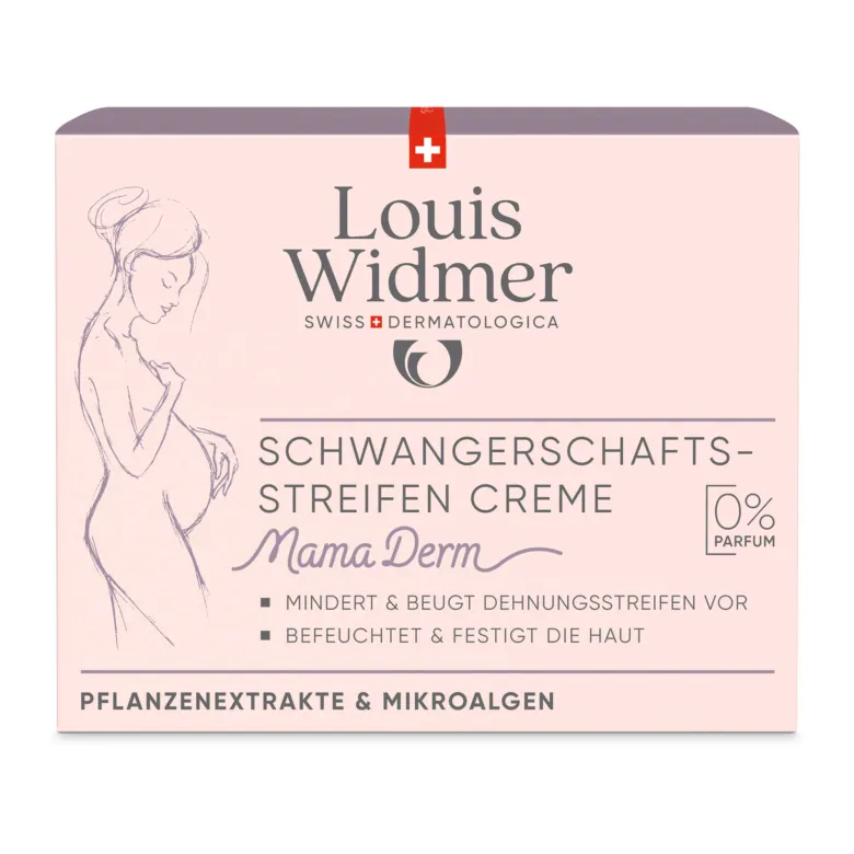 Widmer MamaDerm Schwangerschaftsstreifen Creme unparfümiert, 250 ml