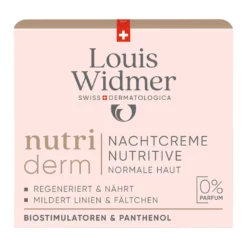 Widmer nutriderm Nachtcreme Nutritive unparfümiert, 50 ml