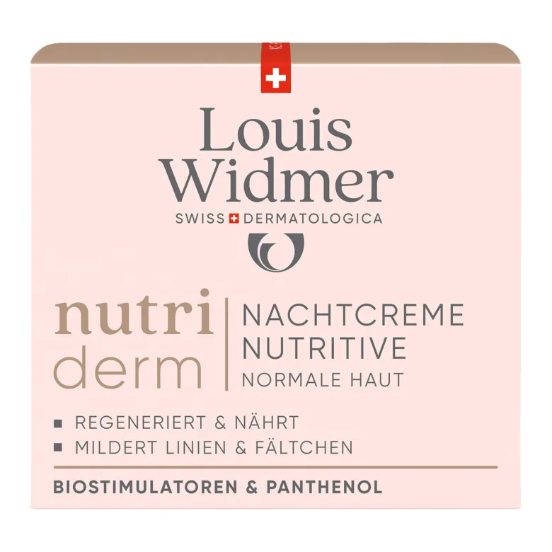 Widmer nutriderm Nachtcreme Nutritive leicht parfümiert, 50 ml