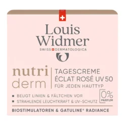 Widmer nutriderm Tagescreme Éclat Rosé UV 50 unparfümiert, 50 ml